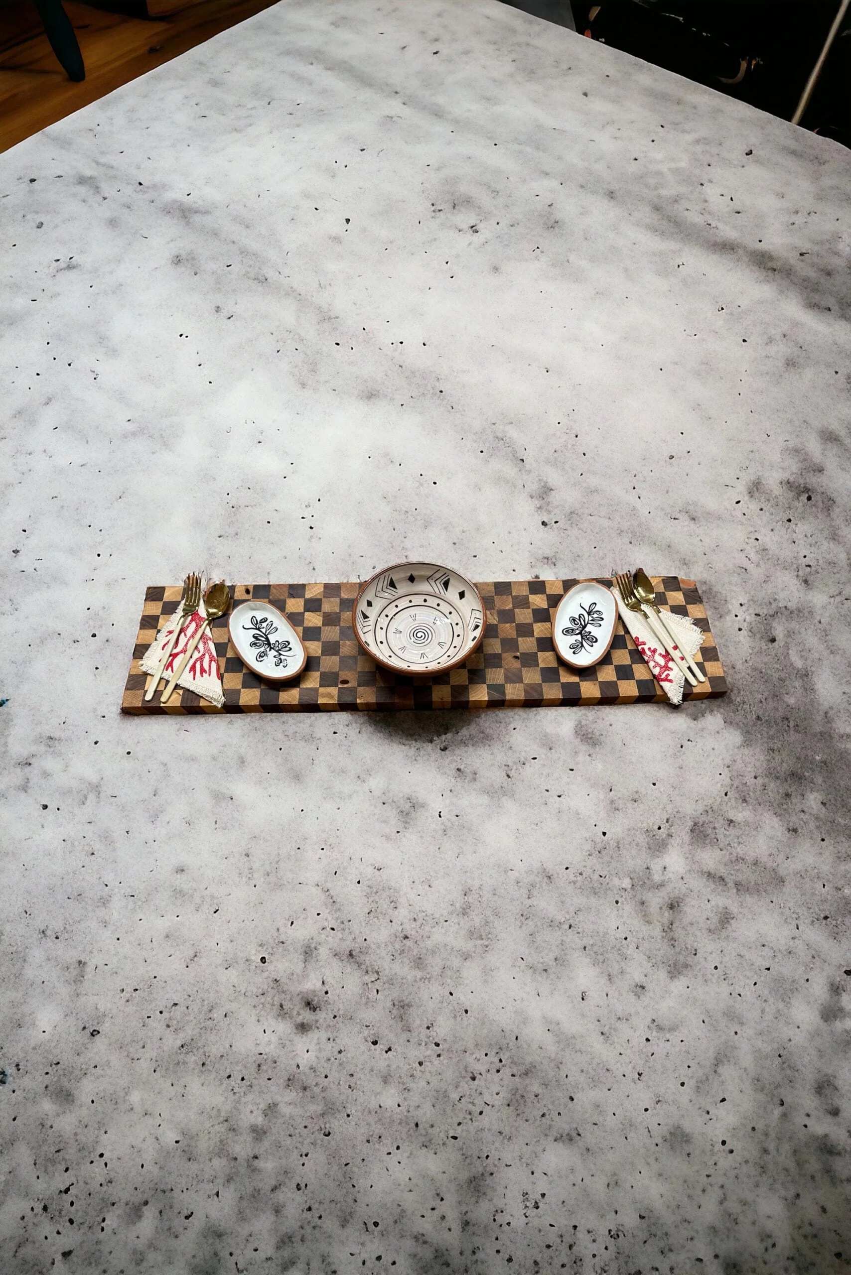 Damalı Geniş Sunumluk No 2