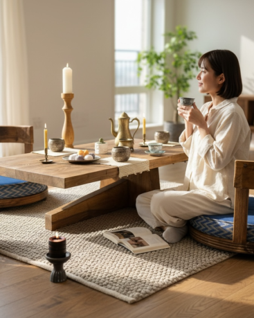 Dhyana Meditasyon Masa Takımı