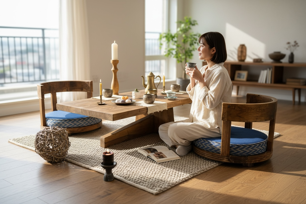 Dhyana Meditasyon Masa Takımı