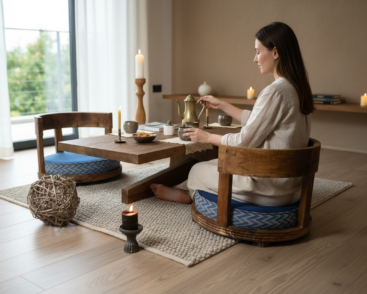 Dhyana Meditasyon Masa Takımı