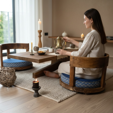 Dhyana Meditasyon Masa Takımı