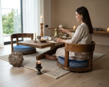 Moksha Meditasyon Masa Takımı