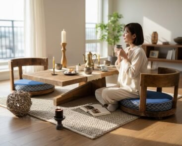 Moksha Meditasyon Masa Takımı