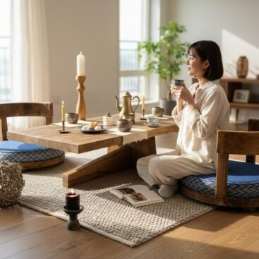 Moksha Meditasyon Masa Takımı
